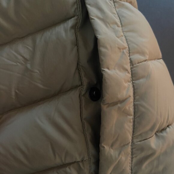 Lands End Men Down Puffer Vest XL Olive Green Outdoor Classic Insulated Gorpcore - Picture 7 of 15